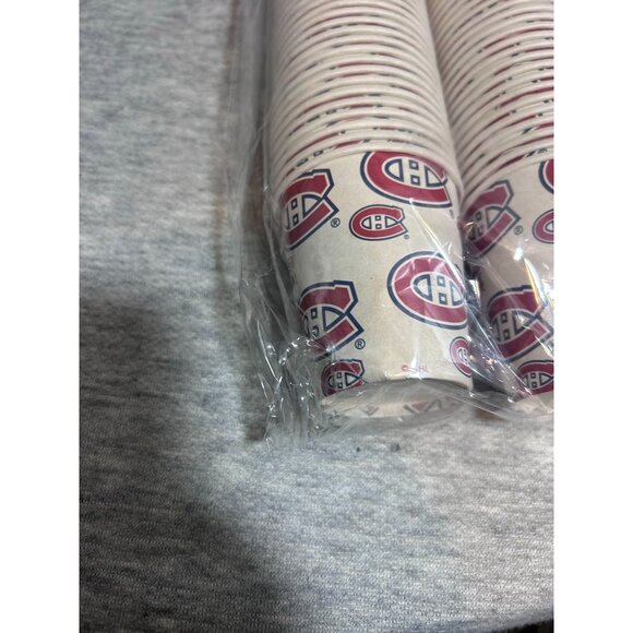 NHL Sports Montreal Canadiens Disposable Rinse Cups 5 OZ - Picture 3 of 5